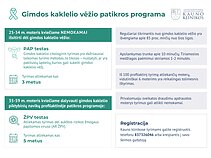 Gimdos kaklelio vėžio patikros programa Gimdos kaklelio vėžio patikros programa