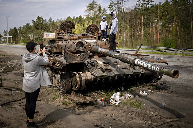 Žinios. Rusijos užimtame Chersone netrukus gali įvykti surežisuotas referendumas