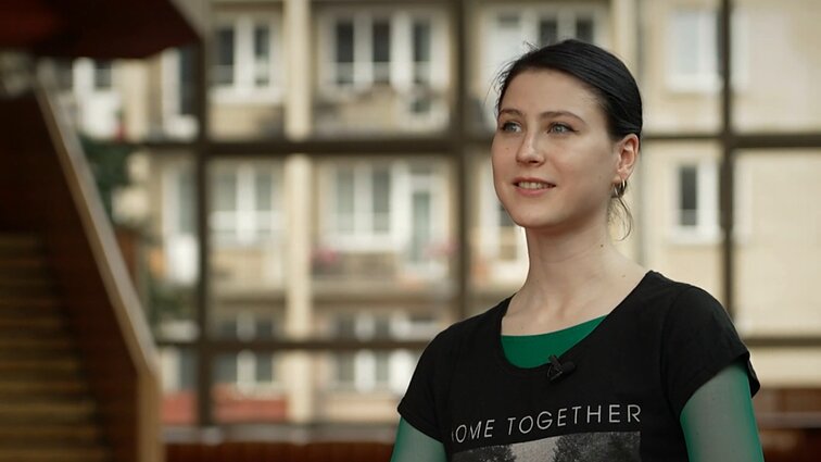 Mes iš Ukrainos. Baletą Vilniuje šokanti ukrainietė Anastasija sako, kad Vilnius ją sužavėjo, tačiau gimtojo Kyjivo niekas nepakeis