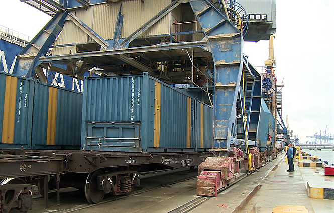 Klaipėdos jūrų krovinių kompaniją „Bega“ sulaukė krovinio iš Ukrainos