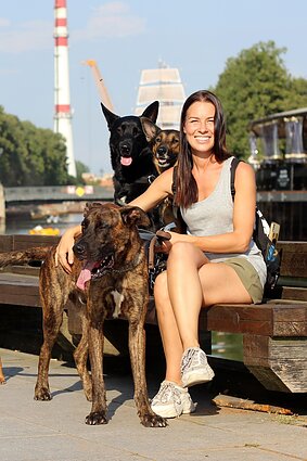 Gyvūnų globos namų „Linksmosios pėdutės“ įkūrėja Simona Šakinytė