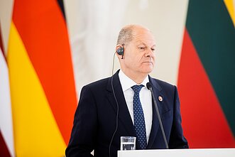 German Chancellor Olaf Scholz