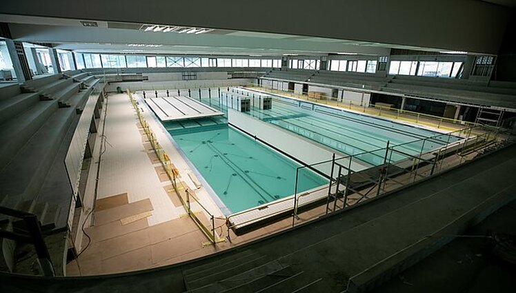 Žinios. Olimpinius standartus atitinkantis Lazdynų baseinas duris atverti turėtų gruodį