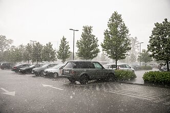 Lietus. Audra Vilniuje