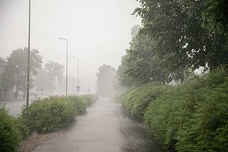 Lietus. Audra Vilniuje