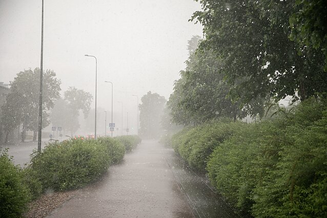 Lietus. Audra Vilniuje
