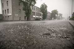 Lietus. Audra Vilniuje