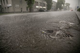 Lietus. Audra Vilniuje