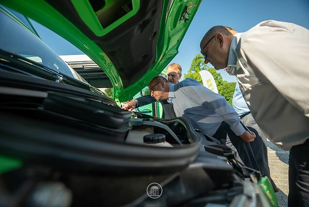 Druskininkuose pristatyti pirmieji elektriniai autobusai