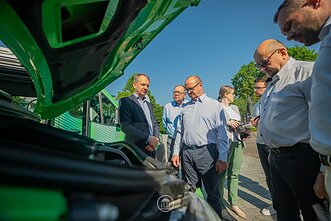 Druskininkuose pristatyti pirmieji elektriniai autobusai