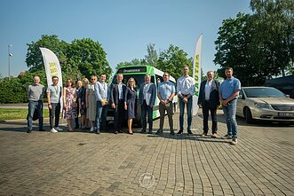 Druskininkuose pristatyti pirmieji elektriniai autobusai