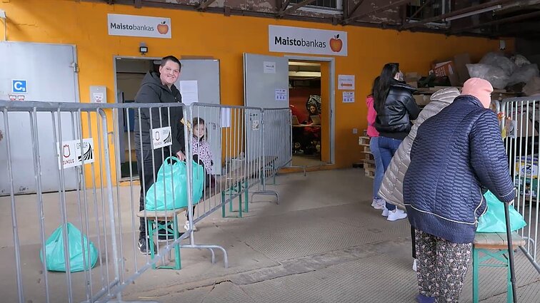 Maisto davinių dalinimo tvarka karo pabėgėliams iš Ukrainos