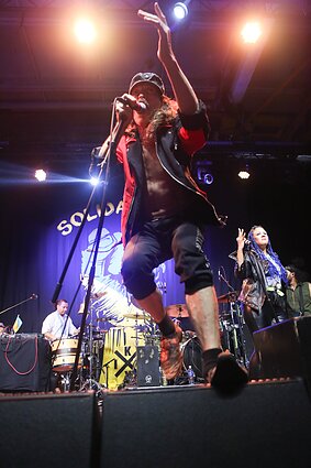 „Gogol Bordello“ koncerto akimirka „Gogol Bordello“ koncerto akimirka