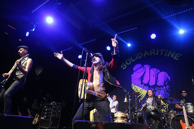„Gogol Bordello“ koncerto akimirka „Gogol Bordello“ koncerto akimirka