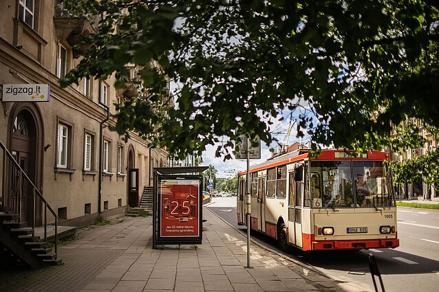 Vilnius public transport (associative image)