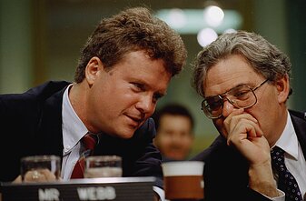Edward Luttwak (right)