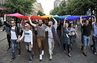 Pride eitynės Rygoje 2014-aisiais (asociatyvi nuotr.)