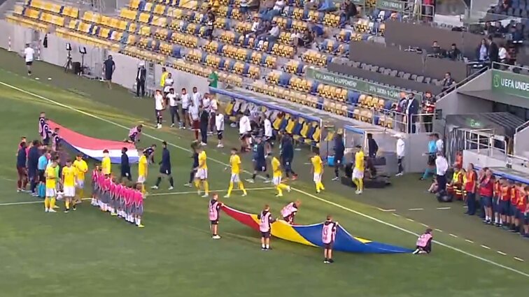 UEFA Europos vaikinų (iki 19 m.) futbolo čempionatas. A grupė. Rumunija – Prancūzija