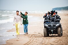 Donato Montvydo klipo filmavimo akimirka