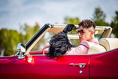 Donato Montvydo klipo filmavimo akimirka