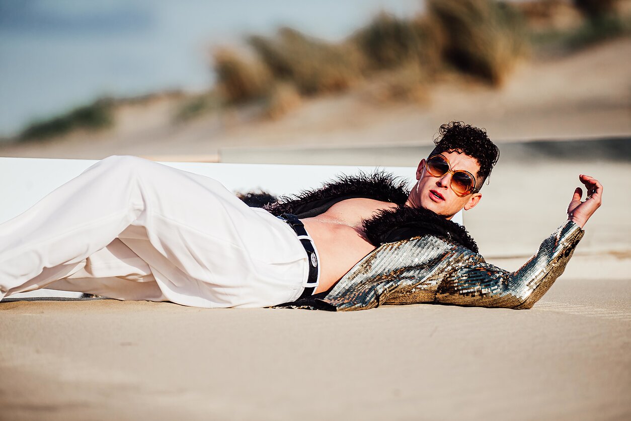 Donato Montvydo klipo filmavimo akimirka