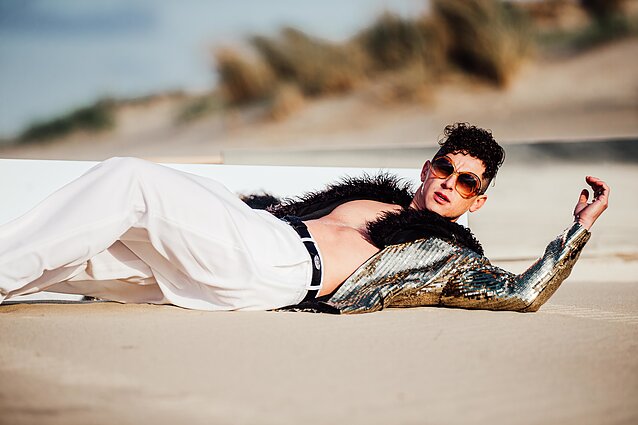 Donato Montvydo klipo filmavimo akimirka