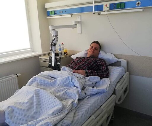 Mokytojas iš Klaipėdos Nerijus Dzingelevičius buvo sužalotas šių metų pavasarį