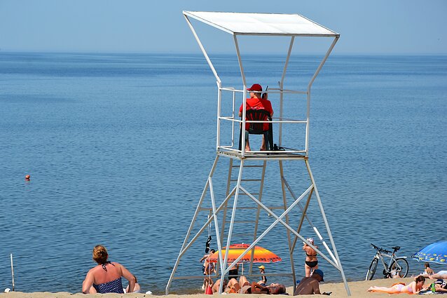 Klaipėdos paplūdimiai, gelbėtojai