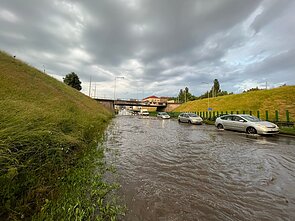Ливень в Вильнюсе (архивное фото)
