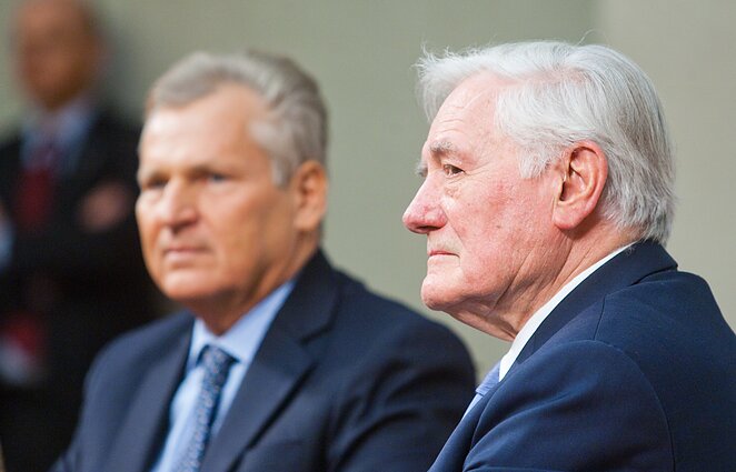 Aleksander Kwaśniewski and Valdas Adamkus
