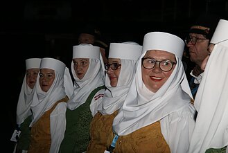 Šiaurės Amerikos lietuvių 16-osios tautinių šokių šventės Filadelfijoje akimirka