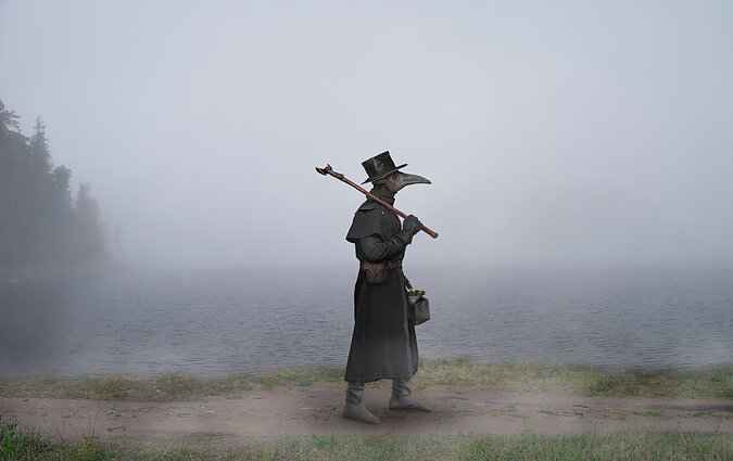 The plague doctor (associative image)