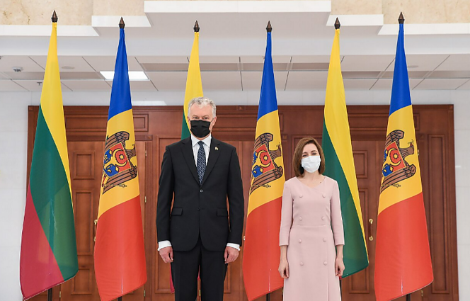 Lietuvos ir Moldovos prezidentų spaudos konferencija