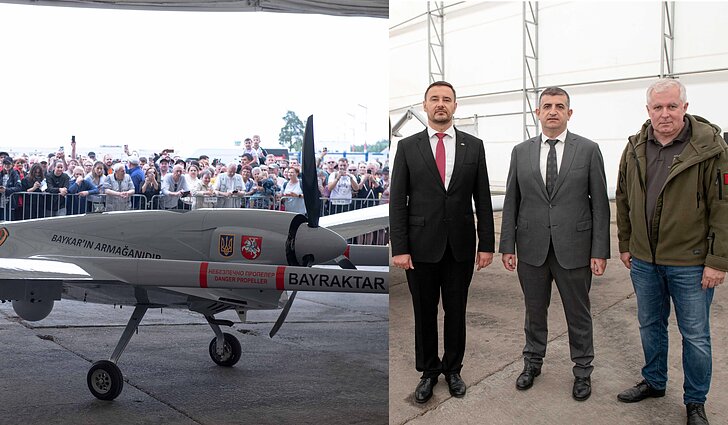 Pamatykite: „Bayraktar-Vanagas“ pristatytas Lietuvos visuomenei