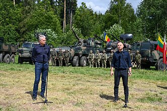 Gitanas Nausėda spotkał się z Andrzejem Dudą