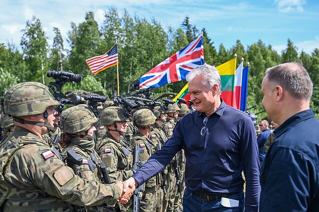 Lietuvos prezidentas Gitanas Nausėda susitinka su Lenkijos prezidentu Andrzejumi Duda