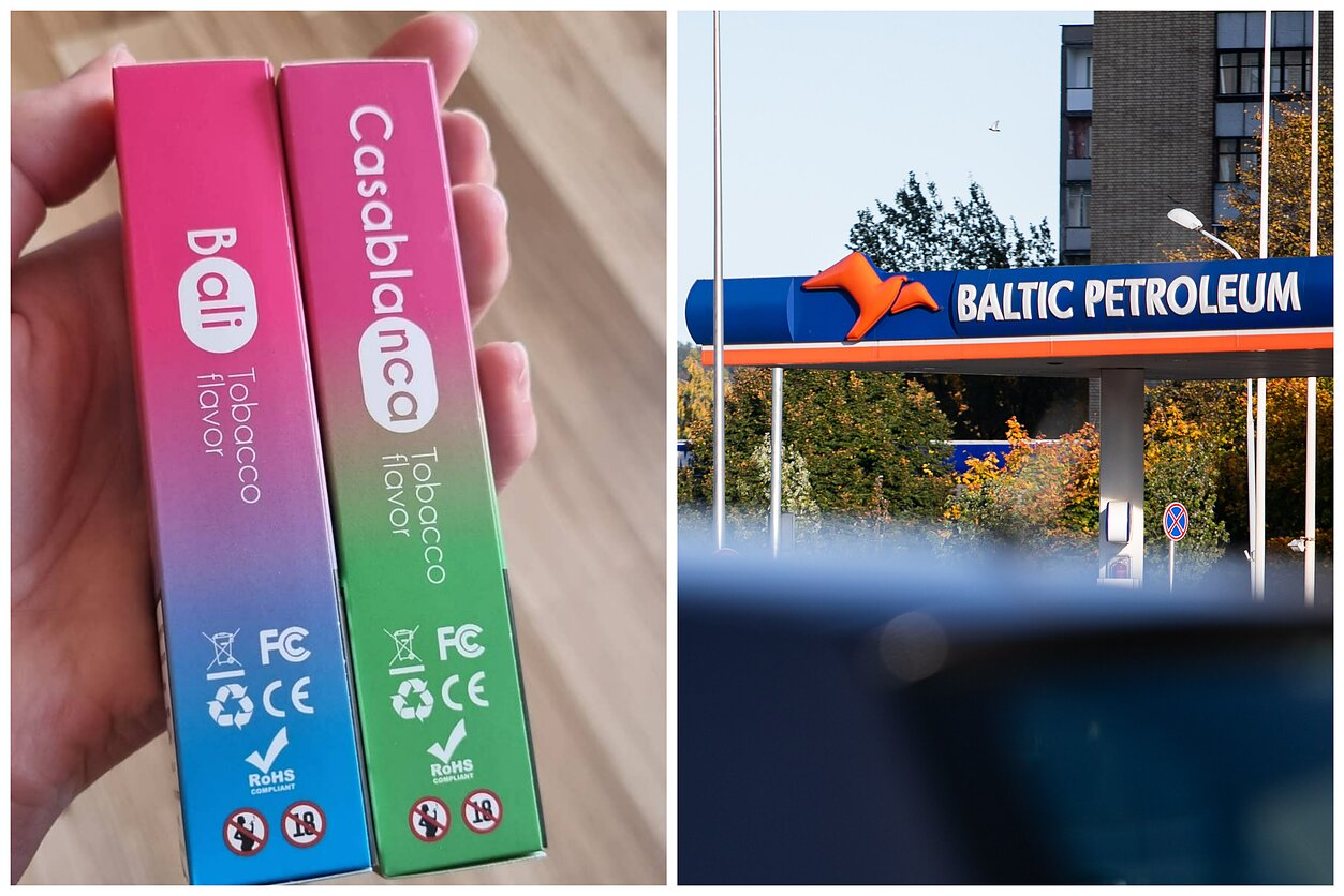 Vienkartinės elektroninės cigaretės / Degalinė „Baltic Petroleum“