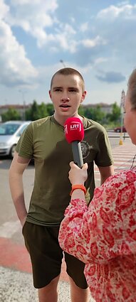 Интервью с участником гуманитарной акции Костасом
