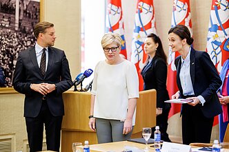 Gabrielius Landsbergis, Ingrida Šimonytė, Viktorija Čmilytė-Nielsen Gabrielius Landsbergis, Ingrida Šimonytė, Viktorija Čmilytė-Nielsen