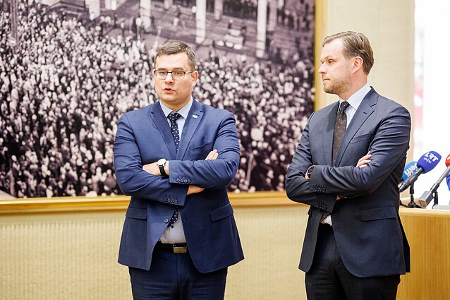 Laurynas Kasčiūnas, Gabrielius Landsbergis Laurynas Kasčiūnas, Gabrielius Landsbergis