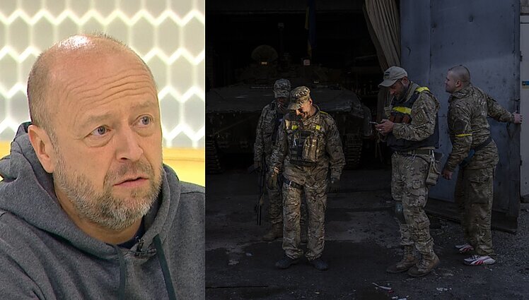 Johnas Ohmanas apie paramą Ukrainos kariams: rusai tikrai jaučia, kad mes ten