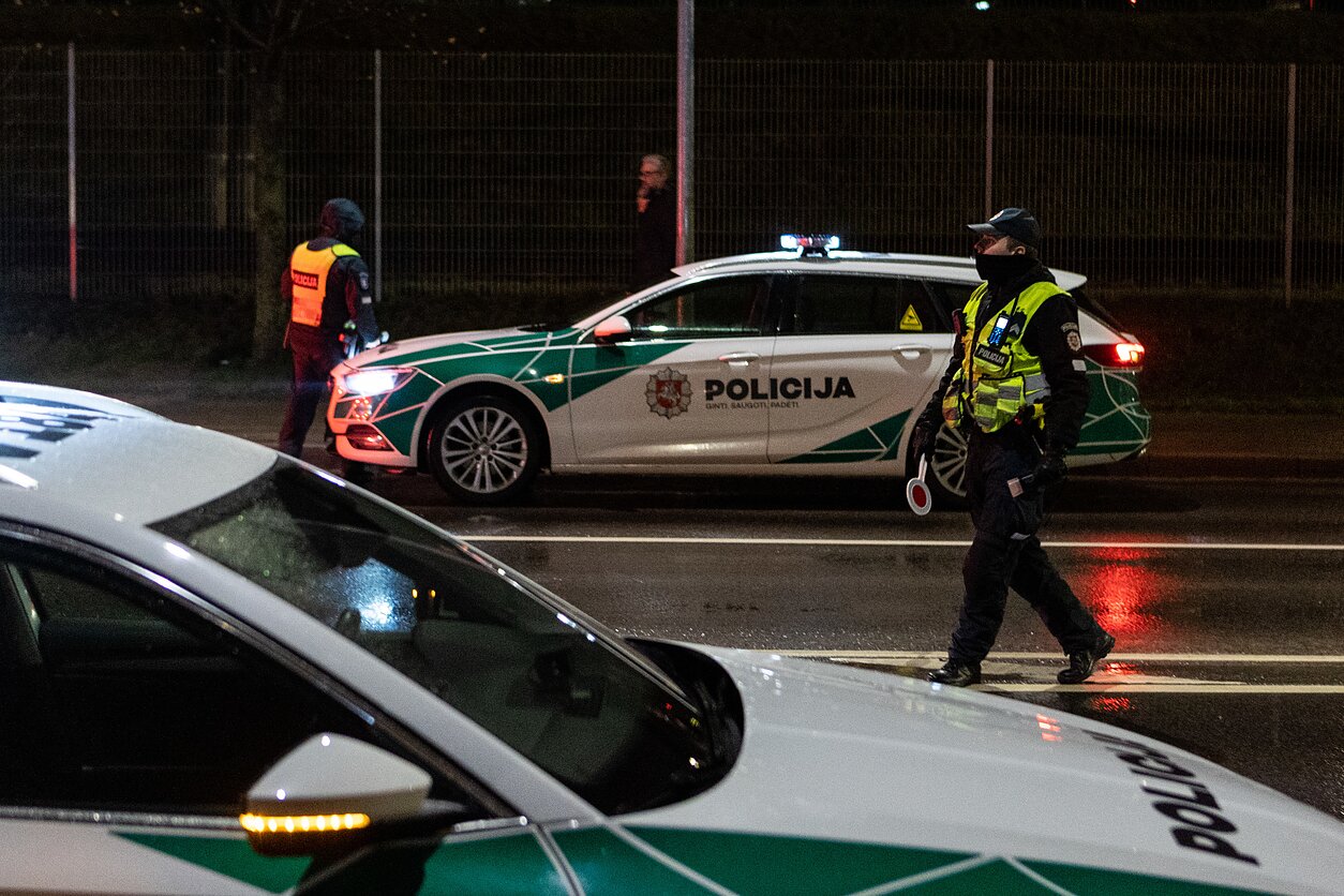 Policijos reidas (asociatyvi nuotr.)