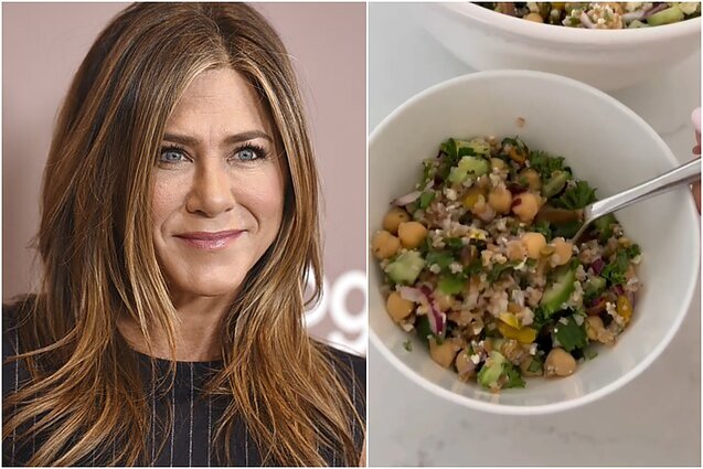 „Tik Tok`ą“ užkariavo Jennifer Aniston salotos