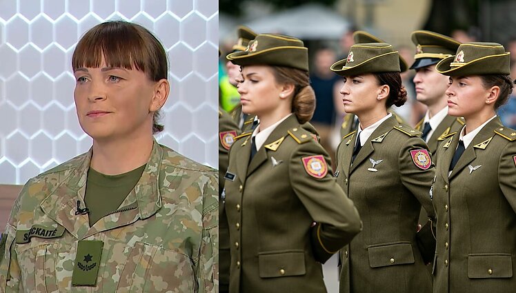 Majorė Savickaitė apie privalomo merginų šaukimo galimybę: ginti šalį galima ir nebūnant kariuomenėje