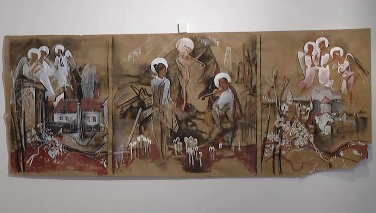 Žuvusiems atminti: VDA galerijoje „Akademija“ – menininko iš Ukrainos paroda „Requiem“