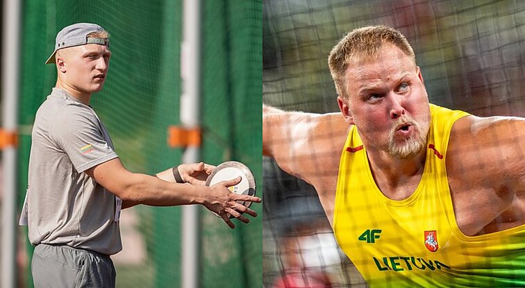 Visa Lietuva džiūgauja: čempionate, disko metimo rungtyje lietuviai pelnė sidabro ir bronzos medalius