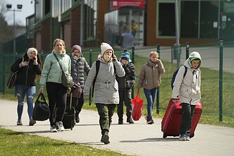 Women and children make up the vast majority of Ukrainian refugees