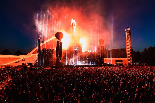 „Rammstein“ koncerto akimirka