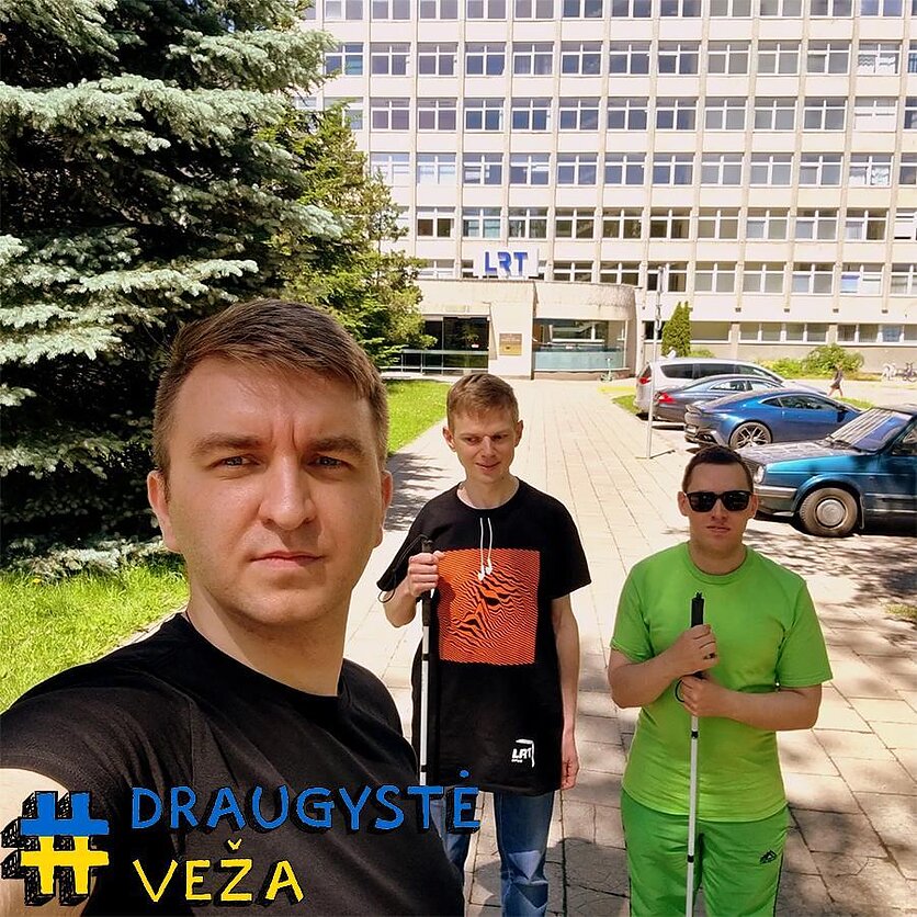 Draugystė veža. Ir neregiai gali būti DJ