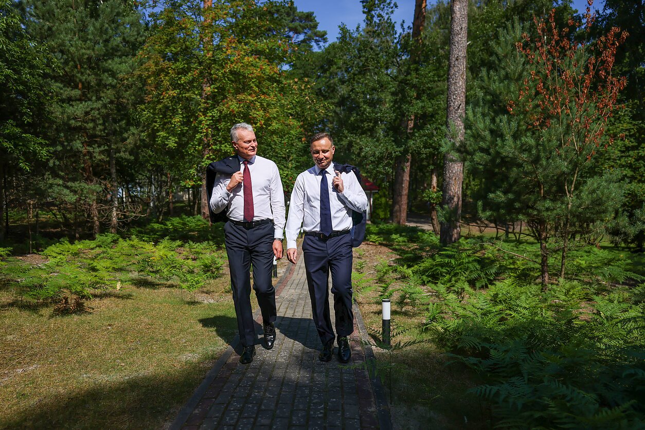 Gitanas Nausėda ir Andrzejus Duda